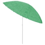 vidaXL Umbrelă de soare de plajă Hawaii, verde, 300 cm vidaXL Umbrelă de soare de plajă Hawaii, verde, 300 cm