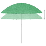 vidaXL Umbrelă de soare de plajă Hawaii, verde, 300 cm vidaXL Umbrelă de soare de plajă Hawaii, verde, 300 cm