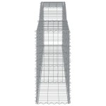 vidaXL Coșuri gabion arcuite 25 buc, 400x50x100/120 cm fier galvanizat