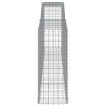 vidaXL Coșuri gabion arcuite 10 buc, 400x50x120/140cm, fier galvanizat vidaXL Coșuri gabion arcuite 10 buc, 400x50x120/140cm, fier galvanizat