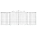 vidaXL Coșuri gabion arcuite 6 buc, 400x50x140/160 cm, fier galvanizat vidaXL Coșuri gabion arcuite 6 buc, 400x50x140/160 cm, fier galvanizat