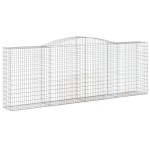 vidaXL Coșuri gabion arcuite 10 buc, 400x50x140/160cm, fier galvanizat vidaXL Coșuri gabion arcuite 10 buc, 400x50x140/160cm, fier galvanizat