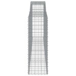 vidaXL Coșuri gabion arcuite 10 buc, 400x50x140/160cm, fier galvanizat vidaXL Coșuri gabion arcuite 10 buc, 400x50x140/160cm, fier galvanizat