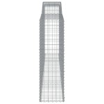 vidaXL Coș gabion arcuit, 15 buc, 400x50x160/180 cm, fier galvanizat vidaXL Coș gabion arcuit, 15 buc, 400x50x160/180 cm, fier galvanizat