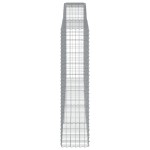 vidaXL Coșuri gabion arcuite, 10 buc 400x50x200/220cm, fier galvanizat