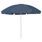 vidaXL Umbrelă de soare de plajă, albastru, 300 cm