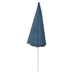 vidaXL Umbrelă de soare de plajă, albastru, 300 cm
