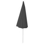 vidaXL Umbrelă de soare de plajă, antracit, 300 cm