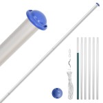 vidaXL Steag Turcia și stâlp din aluminiu, 6,23 m vidaXL Steag Turcia și stâlp din aluminiu, 6,23 m