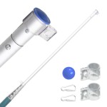 vidaXL Steag Olanda și stâlp din aluminiu, 5,55 m