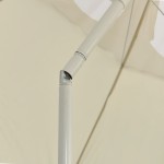 vidaXL Umbrelă de soare de plajă, galben nisipiu, 300 cm