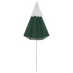 vidaXL Umbrelă de soare de plajă, verde, 300 cm vidaXL Umbrelă de soare de plajă, verde, 300 cm