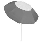 vidaXL Umbrelă de soare de plajă, antracit, 300 cm