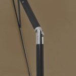 vidaXL Umbrelă de soare de plajă, taupe, 180x120 cm vidaXL Umbrelă de soare de plajă, taupe, 180x120 cm