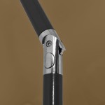 vidaXL Umbrelă de soare de plajă, taupe, 200x125 cm