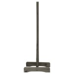 vidaXL Gard cu zăbrele de grădină, gri, 150x80 cm, lemn masiv de brad