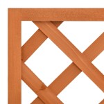 vidaXL Jardinieră cu spalier, portocaliu, 50x25x90 cm, lemn masiv brad