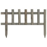 vidaXL Borduri de gazon,10 buc., 4,4 m, lemn de brad vidaXL Borduri de gazon,10 buc., 4,4 m, lemn de brad