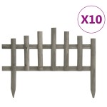 vidaXL Borduri de gazon,10 buc., 4,4 m, lemn de brad vidaXL Borduri de gazon,10 buc., 4,4 m, lemn de brad