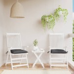 vidaXL Perne de scaun, 2 buc., antracit, 40x40x7 cm, textil oxford vidaXL Perne de scaun, 2 buc., antracit, 40x40x7 cm, textil oxford