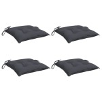 vidaXL Perne de scaun, 4 buc., antracit, 40x40x7 cm, textil oxford vidaXL Perne de scaun, 4 buc., antracit, 40x40x7 cm, textil oxford