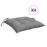 vidaXL Perne de scaun, 4 buc., gri, 40x40x7 cm, textil oxford vidaXL Perne de scaun, 4 buc., gri, 40x40x7 cm, textil oxford
