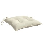 vidaXL Perne de scaun, 2 buc., alb crem, 40x40x7 cm, textil oxford vidaXL Perne de scaun, 2 buc., alb crem, 40x40x7 cm, textil oxford