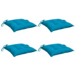 vidaXL Perne de scaun 4 buc. albastru deschis 40x40x7 cm textil oxford vidaXL Perne de scaun 4 buc. albastru deschis 40x40x7 cm textil oxford