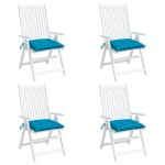 vidaXL Perne de scaun 4 buc. albastru deschis 40x40x7 cm textil oxford vidaXL Perne de scaun 4 buc. albastru deschis 40x40x7 cm textil oxford