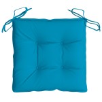vidaXL Perne de scaun 4 buc. albastru deschis 40x40x7 cm textil oxford vidaXL Perne de scaun 4 buc. albastru deschis 40x40x7 cm textil oxford