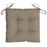 vidaXL Perne de scaun, 4 buc., gri taupe, 40x40x7 cm, textil oxford vidaXL Perne de scaun, 4 buc., gri taupe, 40x40x7 cm, textil oxford