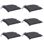 vidaXL Perne de scaun, 6 buc., antracit, 50x50x7 cm, textil oxford vidaXL Perne de scaun, 6 buc., antracit, 50x50x7 cm, textil oxford