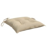 vidaXL Perne de scaun, 4 buc., bej, 50x50x7 cm, textil oxford vidaXL Perne de scaun, 4 buc., bej, 50x50x7 cm, textil oxford