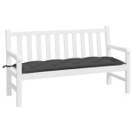 vidaXL Pernă bancă de grădină, antracit, 150x50x7 cm, material oxford vidaXL Pernă bancă de grădină, antracit, 150x50x7 cm, material oxford