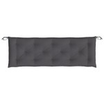 vidaXL Pernă bancă de grădină, antracit, 150x50x7 cm, material oxford vidaXL Pernă bancă de grădină, antracit, 150x50x7 cm, material oxford