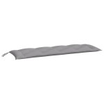 vidaXL Pernă bancă de grădină, gri, 150x50x7 cm, material oxford