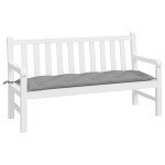 vidaXL Pernă bancă de grădină, gri, 150x50x7 cm, material oxford