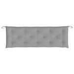 vidaXL Pernă bancă de grădină, gri, 150x50x7 cm, material oxford