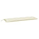 vidaXL Pernă bancă de grădină, alb crem, 150x50x7 cm, textil oxford vidaXL Pernă bancă de grădină, alb crem, 150x50x7 cm, textil oxford