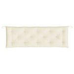 vidaXL Pernă bancă de grădină, alb crem, 150x50x7 cm, textil oxford vidaXL Pernă bancă de grădină, alb crem, 150x50x7 cm, textil oxford