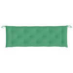 vidaXL Pernă bancă de grădină, verde, 150x50x7 cm, material oxford