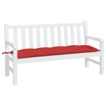 vidaXL Pernă bancă de grădină, roșu, 150x50x7 cm, material oxford vidaXL Pernă bancă de grădină, roșu, 150x50x7 cm, material oxford