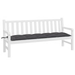 vidaXL Pernă bancă de grădină, antracit, 180x50x7 cm, material oxford vidaXL Pernă bancă de grădină, antracit, 180x50x7 cm, material oxford