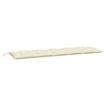 vidaXL Pernă bancă de grădină, alb crem, 180x50x7 cm, textil oxford vidaXL Pernă bancă de grădină, alb crem, 180x50x7 cm, textil oxford