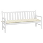 vidaXL Pernă bancă de grădină, alb crem, 180x50x7 cm, textil oxford vidaXL Pernă bancă de grădină, alb crem, 180x50x7 cm, textil oxford