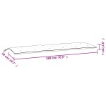 vidaXL Pernă bancă de grădină, bej, 180x50x7 cm, material oxford