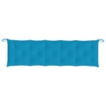 vidaXL Pernă de bancă, albastru deschis, 180x50x7 cm, material oxford vidaXL Pernă de bancă, albastru deschis, 180x50x7 cm, material oxford