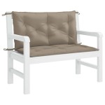 vidaXL Pernă bancă grădină, gri taupe 100x(50+50)x7 cm material oxford vidaXL Pernă bancă grădină, gri taupe 100x(50+50)x7 cm material oxford
