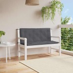 vidaXL Pernă bancă de grădină antracit 120x(50+50)x7cm material oxford vidaXL Pernă bancă de grădină antracit 120x(50+50)x7cm material oxford