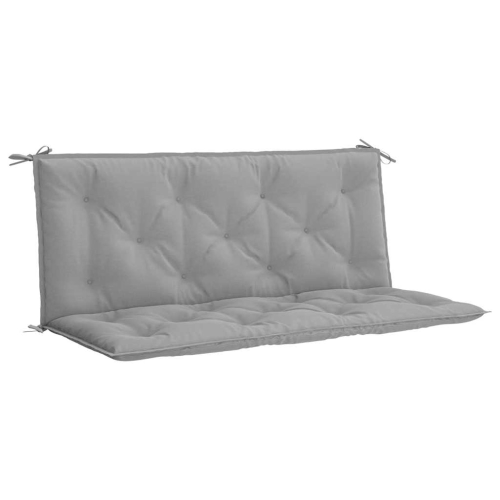 vidaXL Pernă de bancă de grădină, gri 120x(50+50)x7cm material oxford
